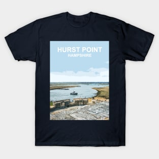 Hurst Point, Hampshire, New Forest England uk T-Shirt